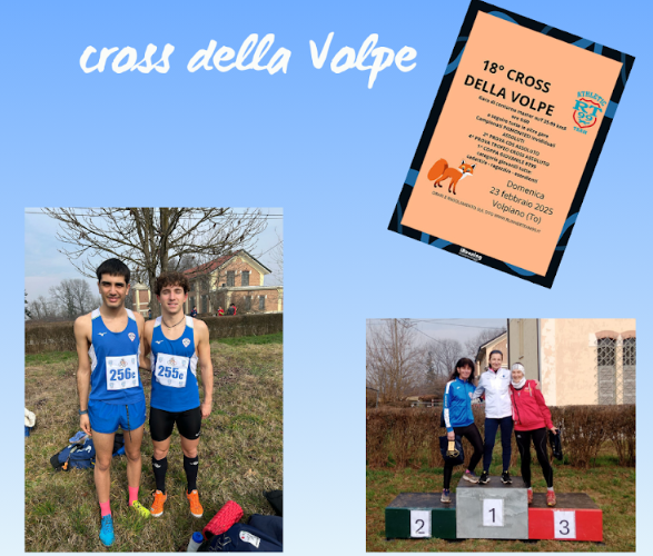 Bisio e Scaglia al Cross della Volpe fanno il massimo. Bene la Graci nel Cross Corto